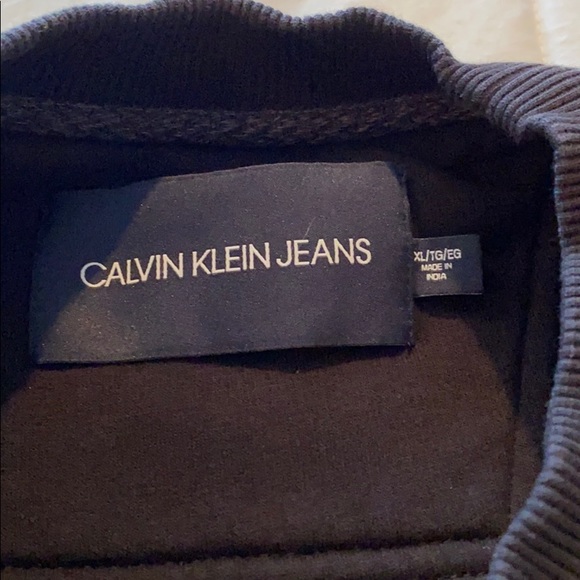MENS CALVIN KLEIN CREW NECK SWEATER - Picture 3 of 3